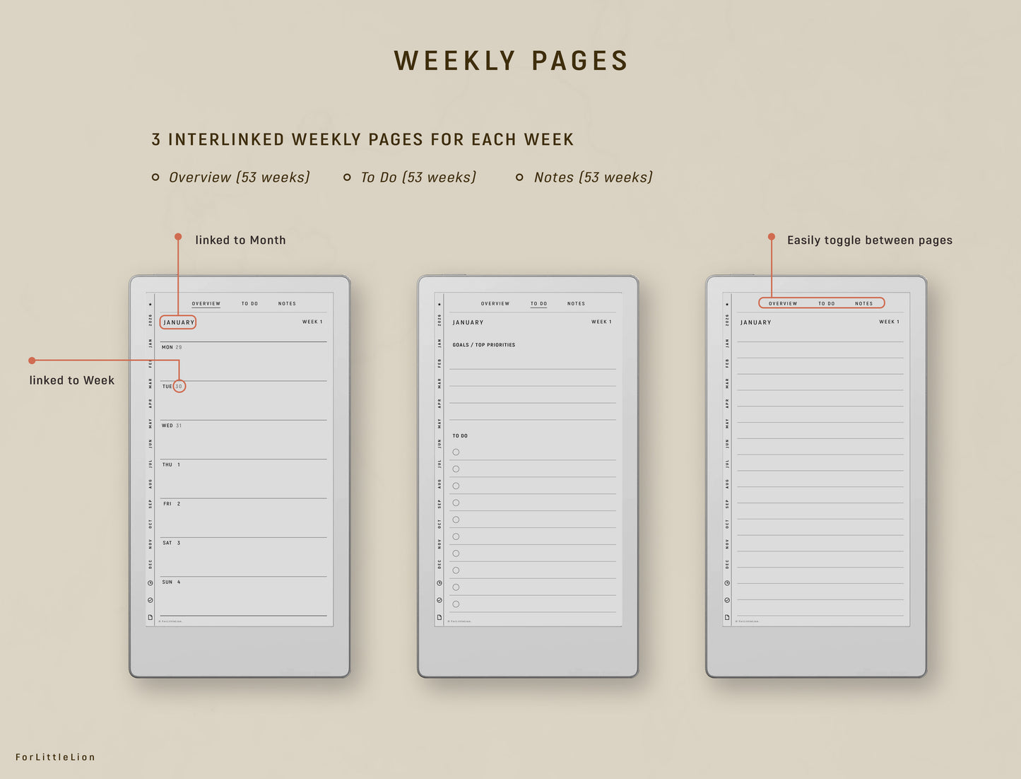 Ultimate Planner Bundle for reMarkable Paper Pro Move