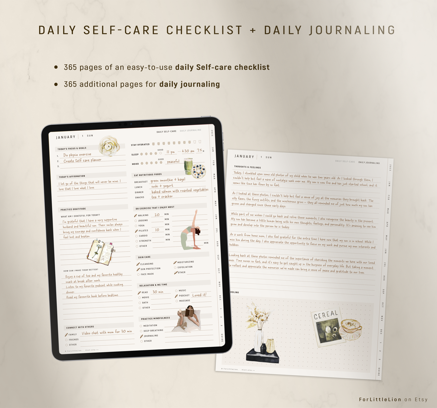 2024 Self-Care Digital Journal