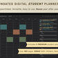 Ultimate UNDATED Student Planner - DARK MODE