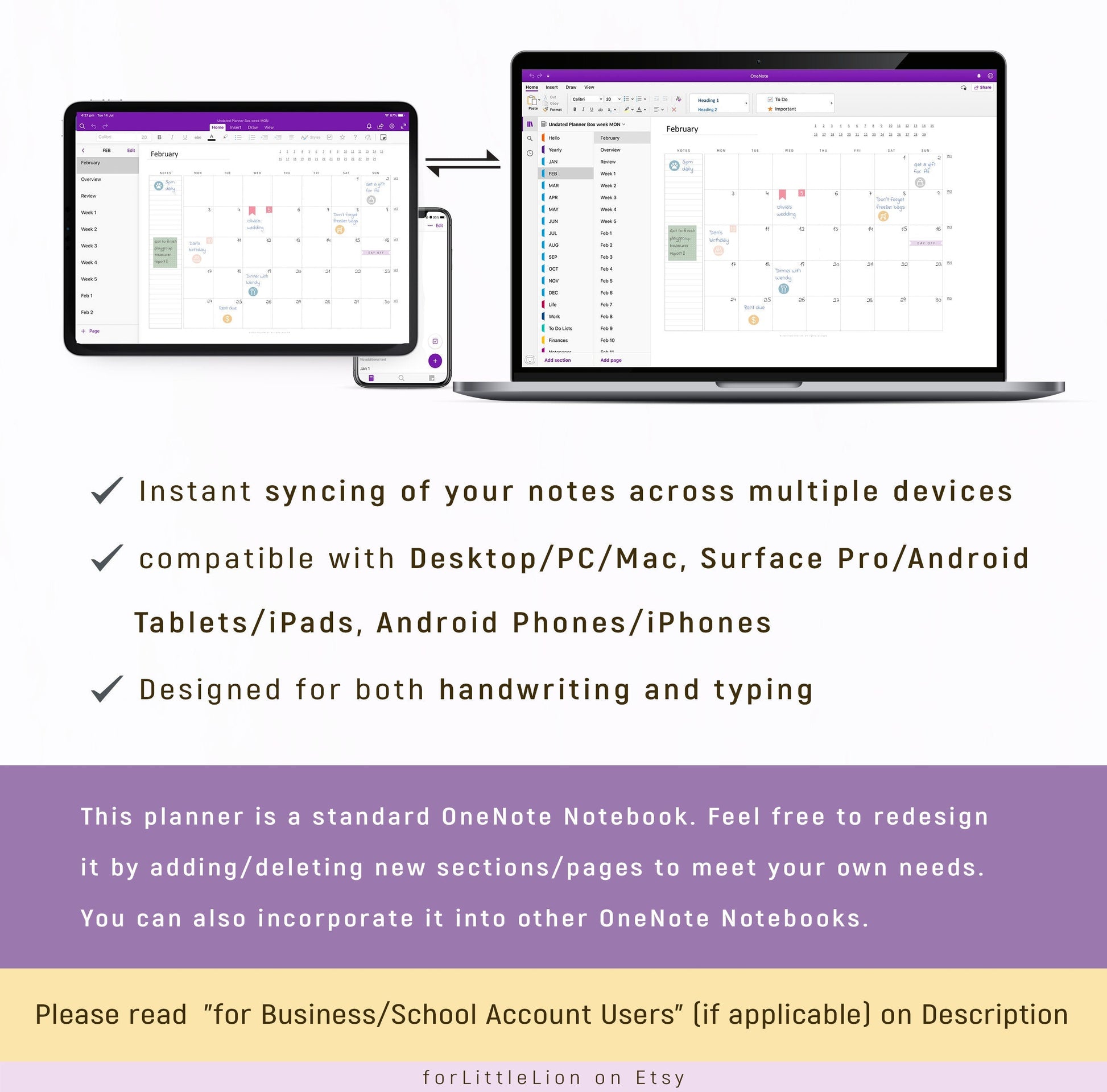 Ultimate OneNote Digital Planner 2024 2025 – ForLittleLion Ultimate OneNote Digital Planner 2024 2025 – ForLittleLion